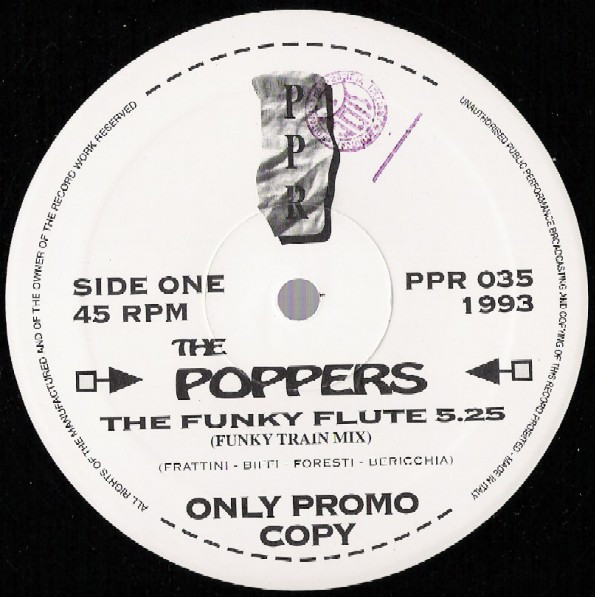 The Poppers - The Funky Flute | Paradise Project Records (PPR 035)
