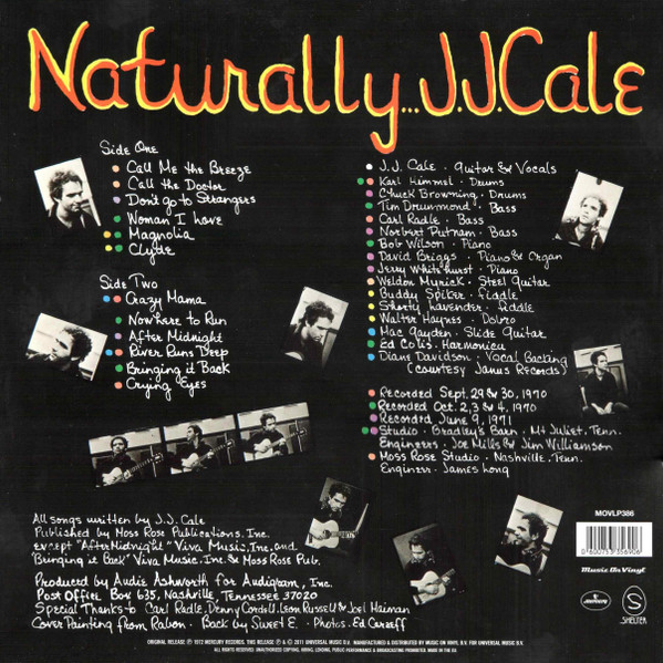 J.J. Cale - Naturally | Music On Vinyl (MOVLP386) - 2 J.J. Cale - Naturally | Music On Vinyl (MOVLP386) - 2