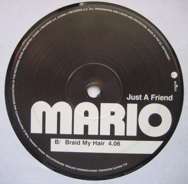 Mario - Just A Friend | J Records (82876508081) - main