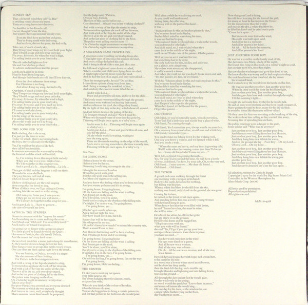 Chris de Burgh - Spanish Train And Other Stories [Vinyl] | A&M Records (SP-4568) - 4