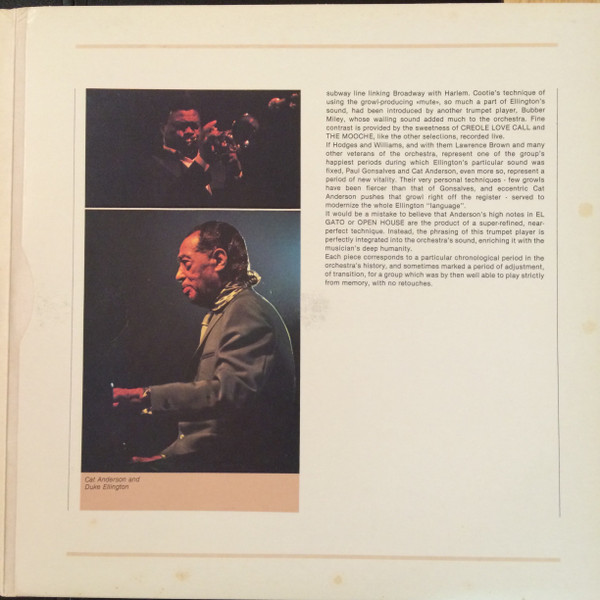 Duke Ellington , Cat Anderson , Cootie Williams , Johnny Hodges - Europa Jazz #12 | Europa Jazz (EJ-1010) - 4 Duke Ellington , Cat Anderson , Cootie Williams , Johnny Hodges - Europa Jazz #12 | Europa Jazz (EJ-1010) - 4