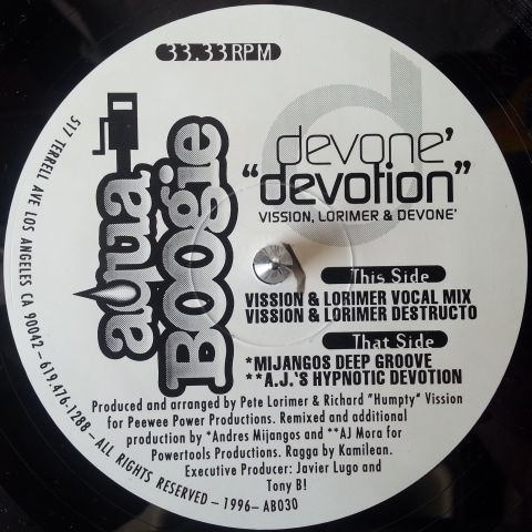 Devoné - Devotion | Aqua Boogie Records (AB030)