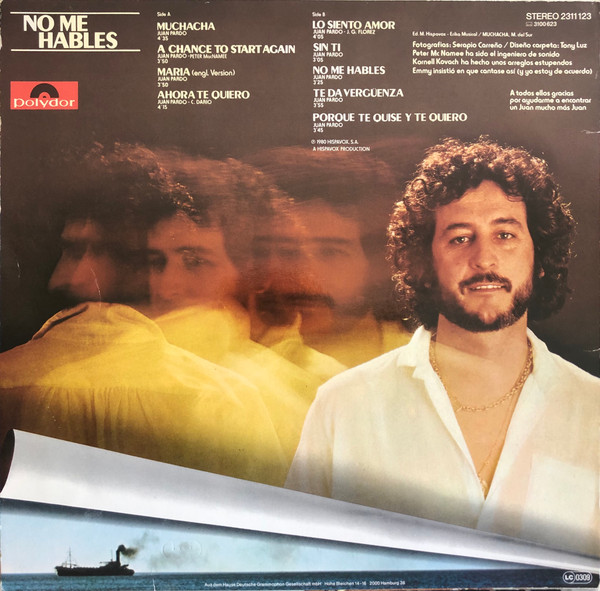 Juan Pardo - No Me Hables | Polydor (2311 123)