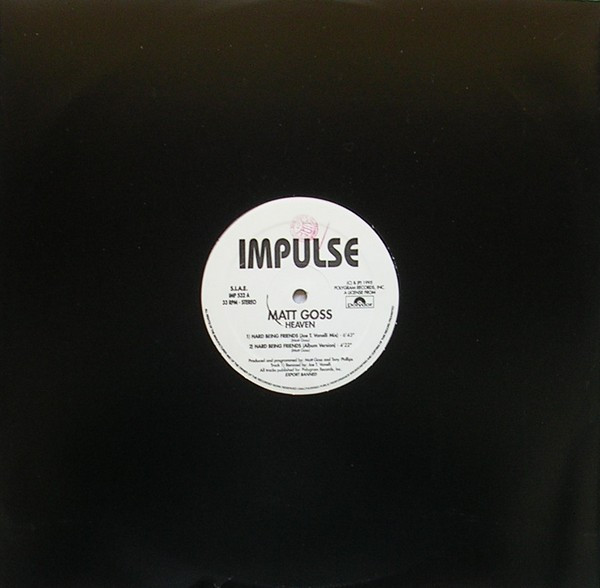 Matt Goss - Heaven | Impulse (IMP 532) - main Matt Goss - Heaven | Impulse (IMP 532) - main