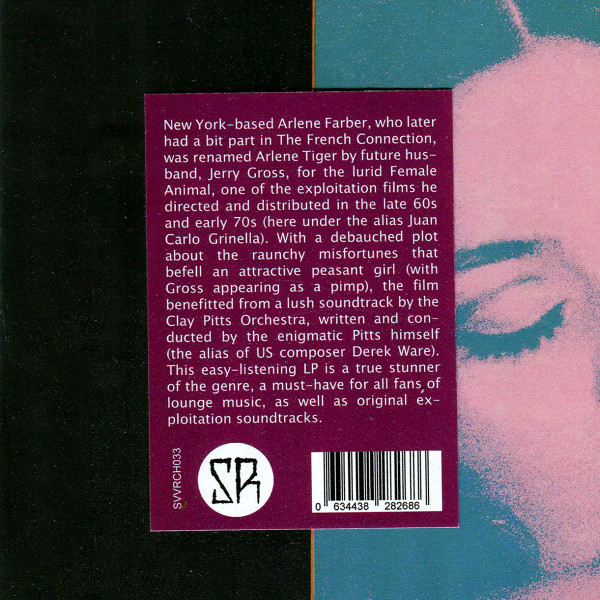 Arlene Tiger Featuring Clay Pitts Orchestra - Female Animal (The Original Motion Picture Soundtrack) | Survival Research (SVVRCH033) - 3