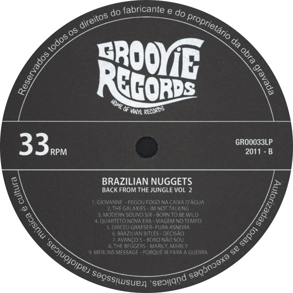 Various - Brazilian Nuggets - Back From The Jungle Volume 2 | Groovie Records (GRO0033LP) - 4 Various - Brazilian Nuggets - Back From The Jungle Volume 2 | Groovie Records (GRO0033LP) - 4
