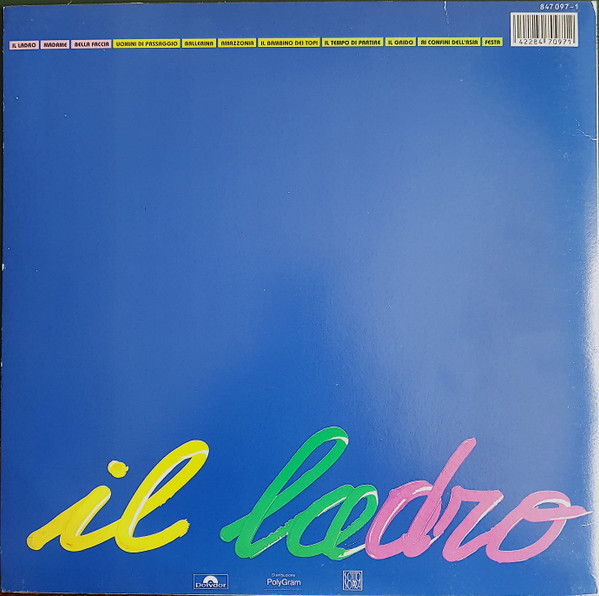 Angelo Branduardi - Il Ladro | Polydor (847 097-1) - 2
