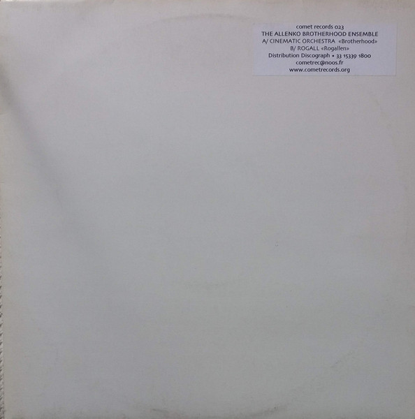 Allenko Brotherhood Ensemble - Brotherhood / Rogallen | Comet Records (COMET 023)