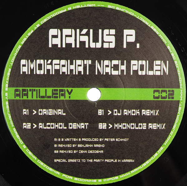 Arkus P. - Amokfahrt Nach Polen | Artillery (Artillery 002) - main