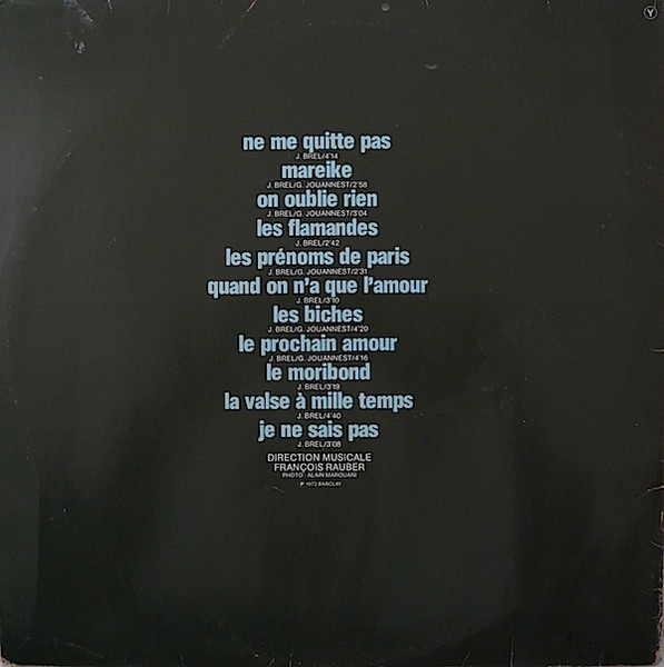 Jacques Brel - Ne Me Quitte Pas 8 | Barclay (90.022) - 2 Jacques Brel - Ne Me Quitte Pas 8 | Barclay (90.022) - 2