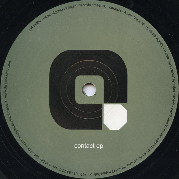 Danilo Vigorito vs. Dejan Milićević - Contact EP | Orion Muzik (orion009) - main Danilo Vigorito vs. Dejan Milićević - Contact EP | Orion Muzik (orion009) - main