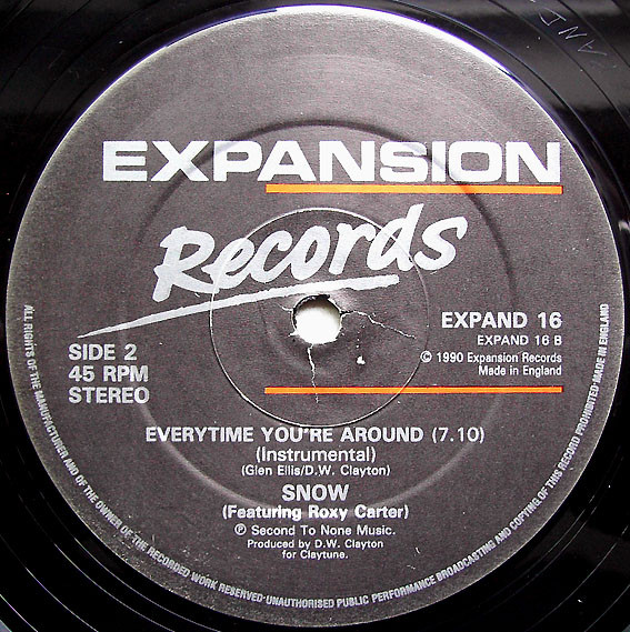 Snow Featuring Roxy Carter - Everytime You're Around | Expansion (EXPAND 16) - 2