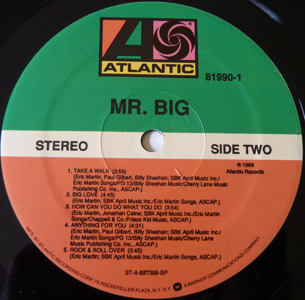 Mr. Big - Mr. Big | Atlantic (7 81990-1) - 4