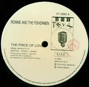 Ronnie And The Fishermen - The Price Of Love | Hot Trax (HT2892)