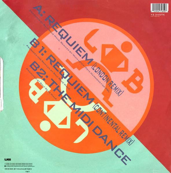 London Boys - Requiem | WEA (YZ345 (TX)) - 2