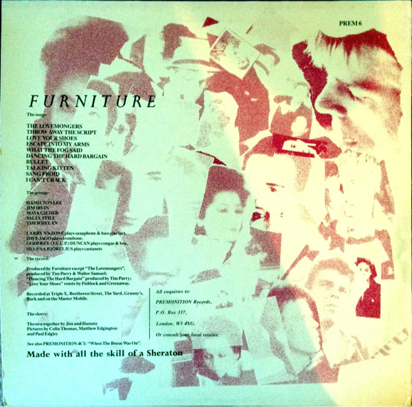 Furniture - The Lovemongers | Premonition Records (PREM 6) - 2 Furniture - The Lovemongers | Premonition Records (PREM 6) - 2