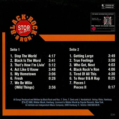 Black Rock & Ron - Stop The World | Up & Down (572 46 052 AM) - 2 Black Rock & Ron - Stop The World | Up & Down (572 46 052 AM) - 2