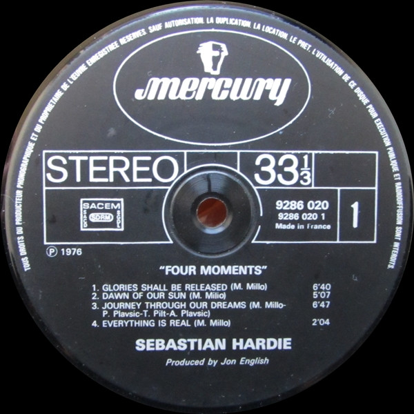Sebastian Hardie - Four Moments | Mercury (9286 020) - 3