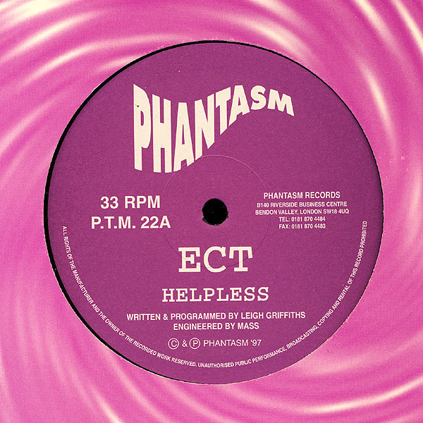 ECT - Helpless / Mr. Jolly (Lives Next Door) | Phantasm Records (P.T.M. 22) - main ECT - Helpless / Mr. Jolly (Lives Next Door) | Phantasm Records (P.T.M. 22) - main