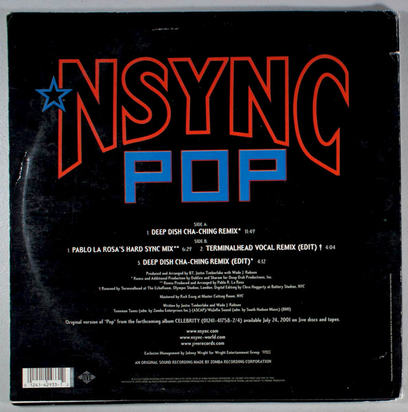 *NSYNC - Pop | Jive (01241-42933-1) - 2 *NSYNC - Pop | Jive (01241-42933-1) - 2