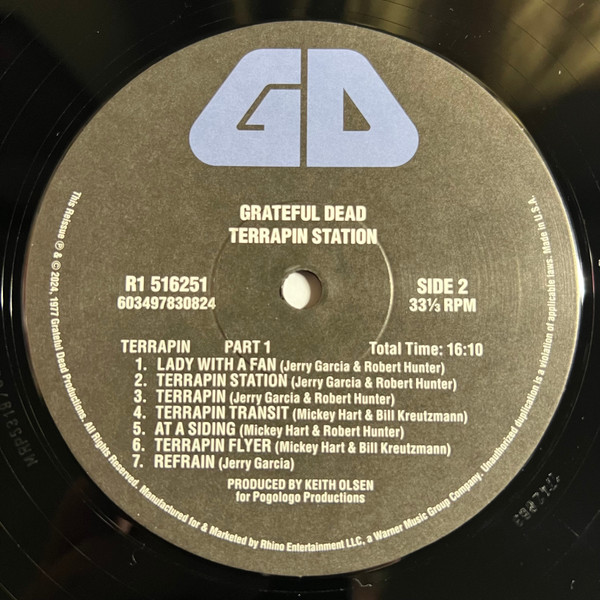 The Grateful Dead - Terrapin Station | Rhino Records (R1 516251) - 4 The Grateful Dead - Terrapin Station | Rhino Records (R1 516251) - 4