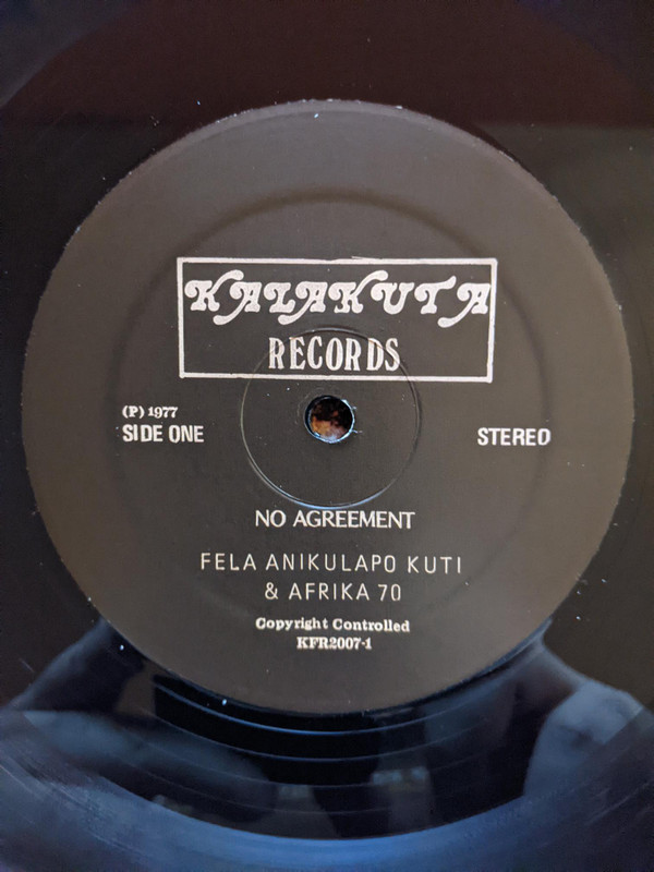 Fela Kuti And Africa 70 - No Agreement | Knitting Factory Records (KFR2007-1) - 2 Fela Kuti And Africa 70 - No Agreement | Knitting Factory Records (KFR2007-1) - 2