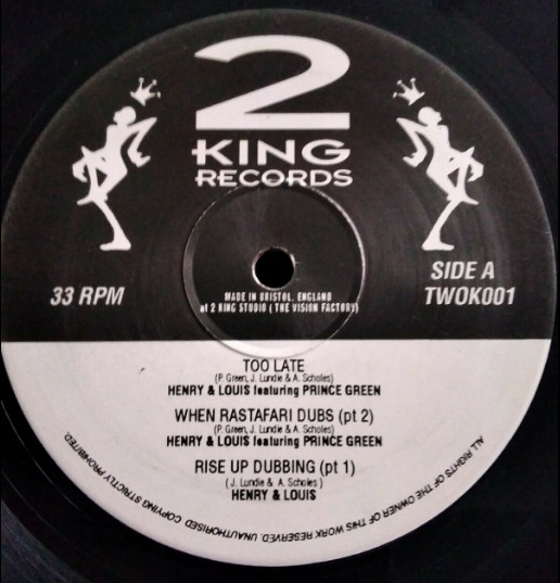Henry & Louis Featuring Prince Green - Too Late / Wi Waan Go Home | 2Kings Records (TWOK 001) - 3 Henry & Louis Featuring Prince Green - Too Late / Wi Waan Go Home | 2Kings Records (TWOK 001) - 3
