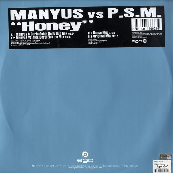Manyus Vs Principe , Socio M. - Honey | Ego Music (EGO MIX 085) - main