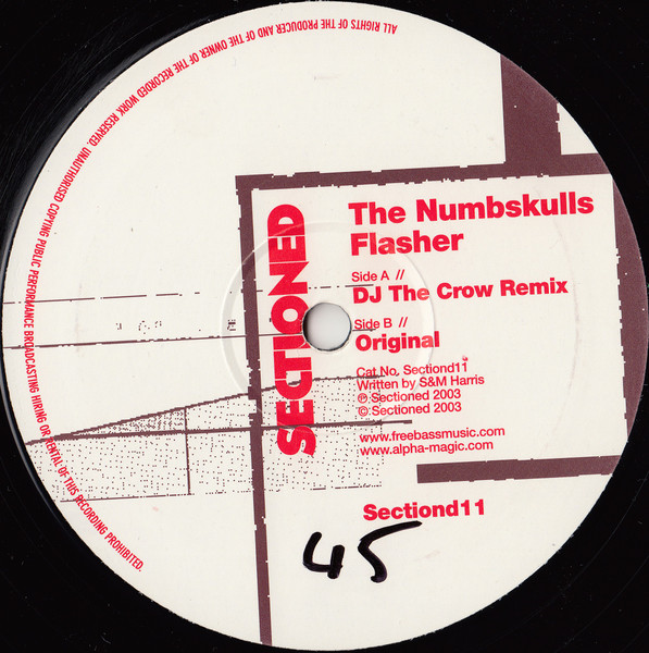 The Numbskulls - Flasher | Sectioned Recordings (Sectiond11) - main The Numbskulls - Flasher | Sectioned Recordings (Sectiond11) - main