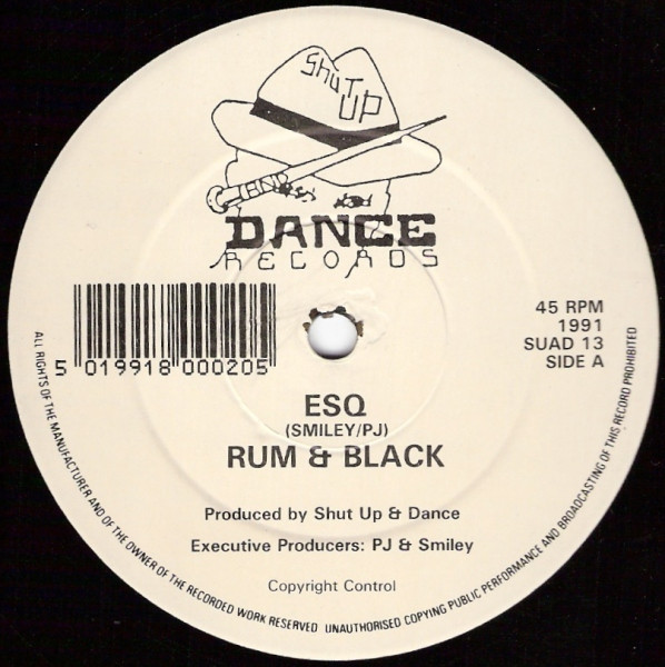 Rum & Black - ESQ / Slaves | Shut Up And Dance Records (SUAD 13) - main Rum & Black - ESQ / Slaves | Shut Up And Dance Records (SUAD 13) - main