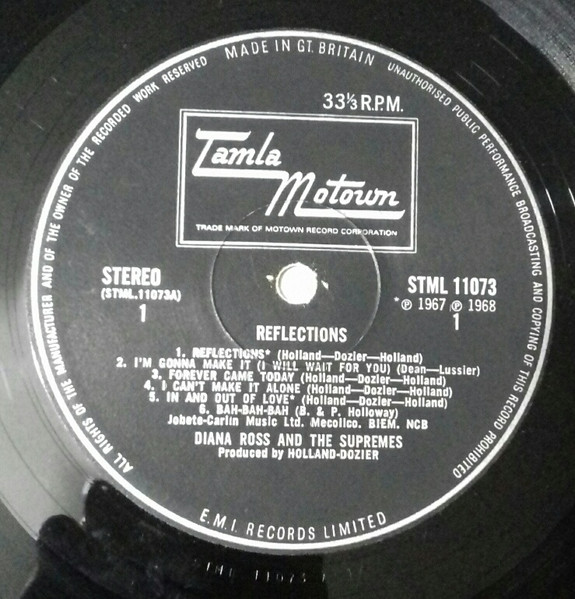 The Supremes - Reflections | Tamla Motown (STML 11073) - 3