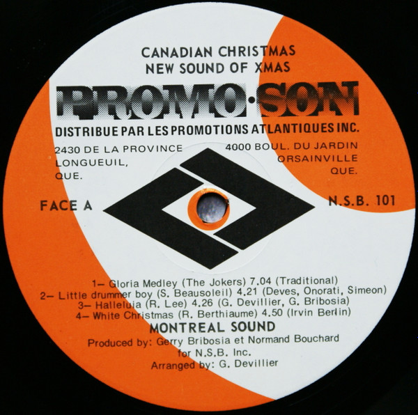 Montreal Sound - Christmas Disco Party [Vinyl] | Promo Son (N.S.B. 101) - 3