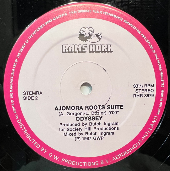 Odyssey - Back To My Roots (Special Radio Club Mix) | Rams Horn Records (RHR 3679) - 2 Odyssey - Back To My Roots (Special Radio Club Mix) | Rams Horn Records (RHR 3679) - 2