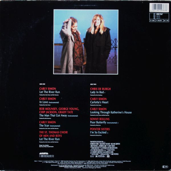 Various Featuring Music By Carly Simon - Working Girl (Original Soundtrack Album) | Arista (209 767) - 2