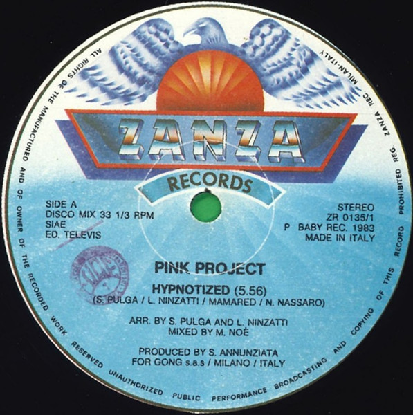 Pink Project - Hypnotized | Zanza Records (ZR 0135) - 3