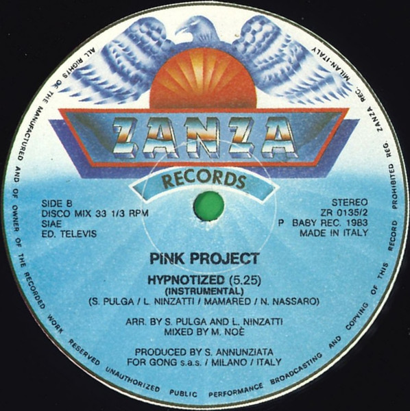 Pink Project - Hypnotized | Zanza Records (ZR 0135) - 4