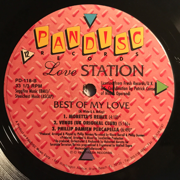Lovestation - Best Of My Love | Pandisc (PD-118) - 3 Lovestation - Best Of My Love | Pandisc (PD-118) - 3
