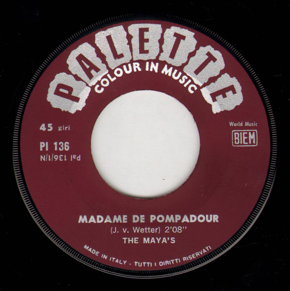 Los Mayas - La Playa / Madame De Pompadour | Palette (PI 136) - 4