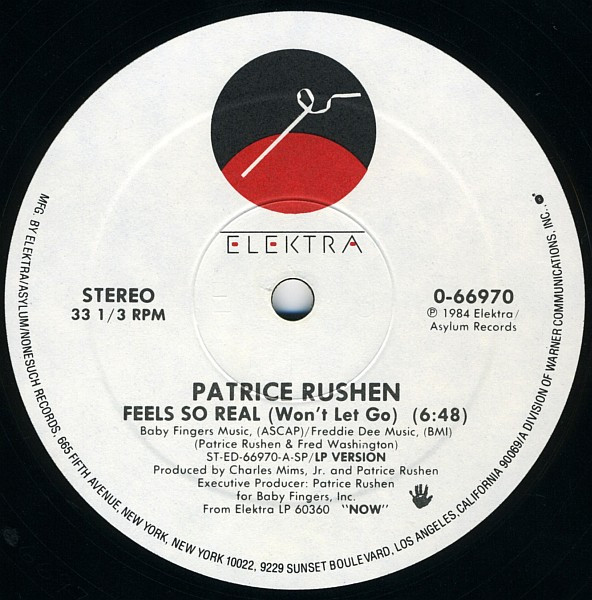 Patrice Rushen - Feels So Real (Won't Let Go) | Elektra (0-66970) - main