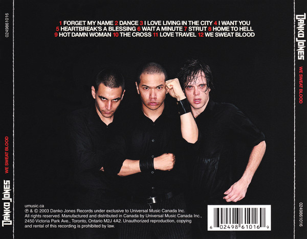 Danko Jones - We Sweat Blood [CD] | Danko Jones Records (0249861016) - 2