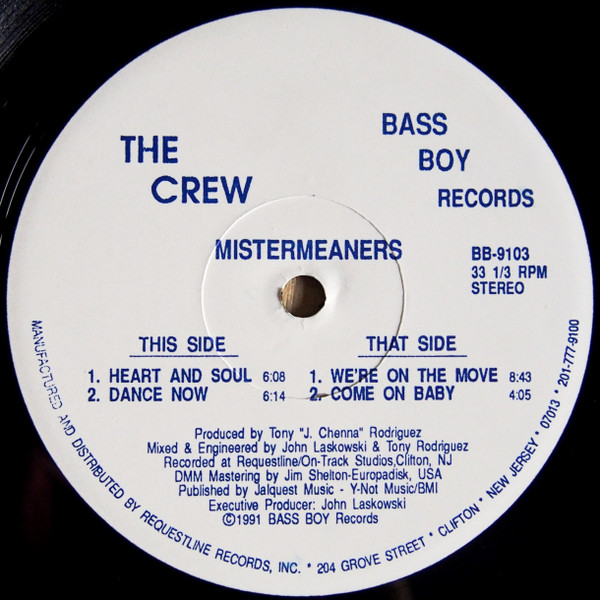 The Crew - Mistermeaners | Bass Boy Records (BB-9103) - main The Crew - Mistermeaners | Bass Boy Records (BB-9103) - main