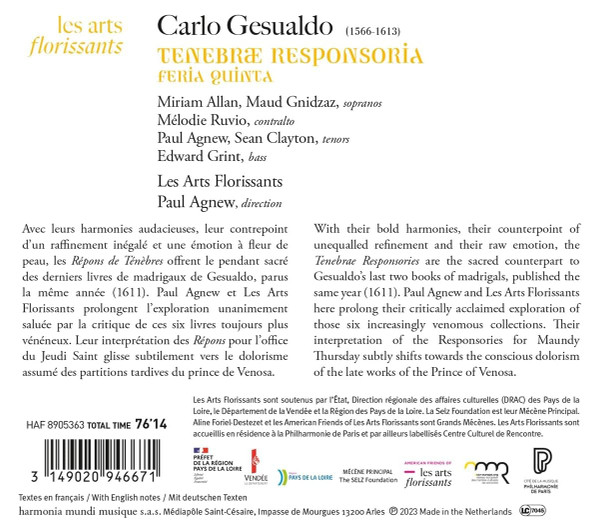 Tenebræ Responsoria Feira Quinta