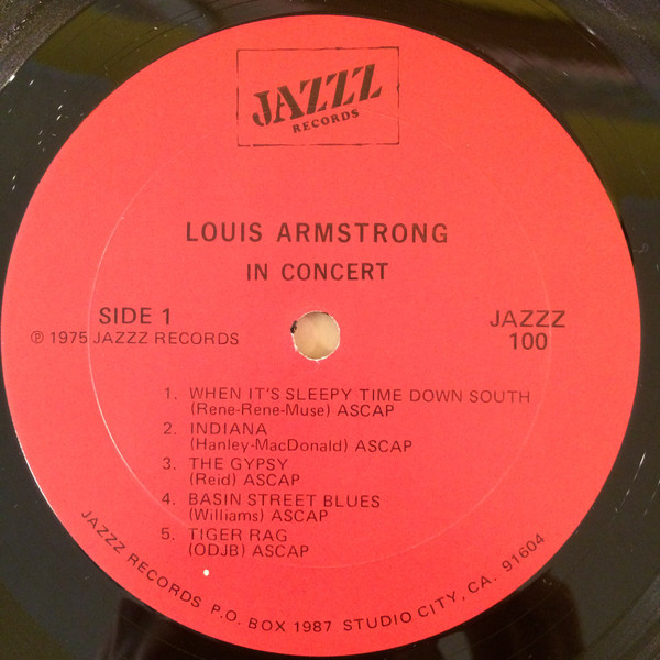 Louis Armstrong And His All-Stars - In Concert 1956 | Jazzz Records (JAZZZ 100) - 3