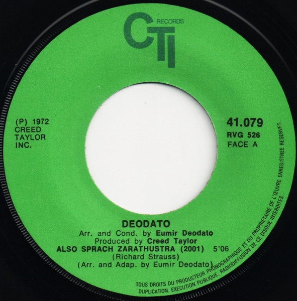 Eumir Deodato - Zarathustra (2001) | CTI Records (41079) - 3 Eumir Deodato - Zarathustra (2001) | CTI Records (41079) - 3