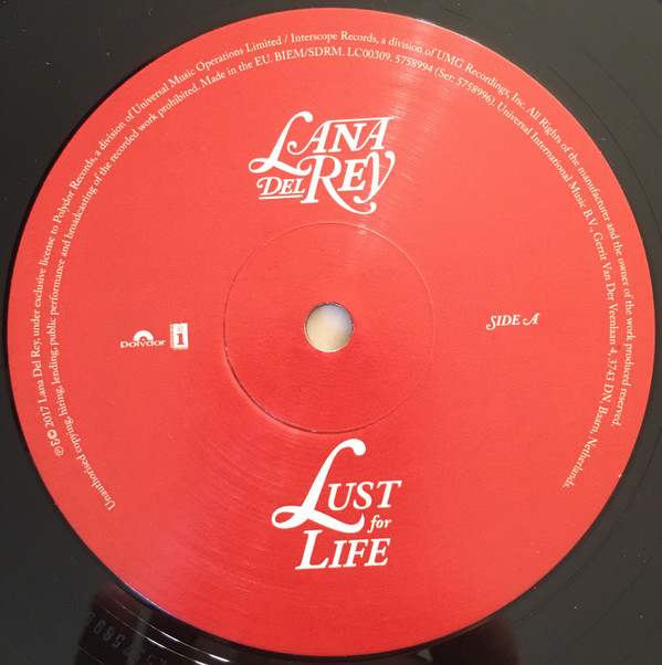 Lana Del Rey - Lust For Life | Polydor (5758996) - 2