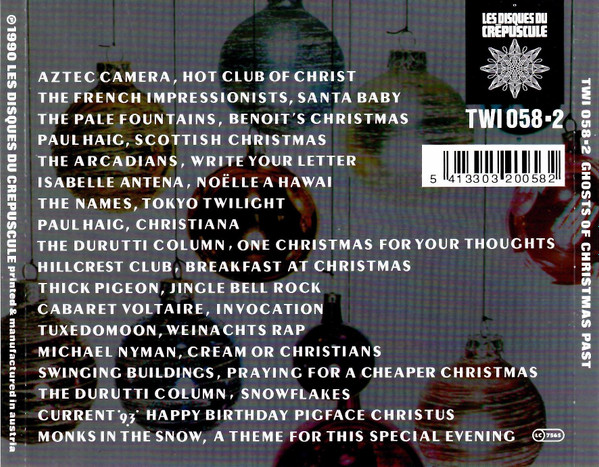 Various - Ghosts Of Christmas Past | Les Disques Du Crépuscule (TWI 058-2) - 2