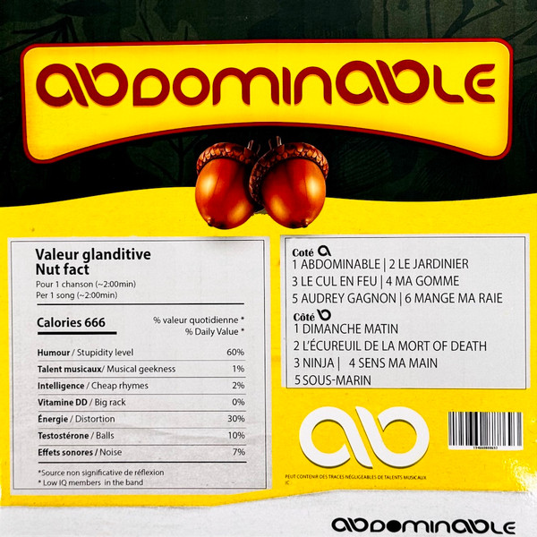 Abdominable - Peut contenir des glands [Vinyl] | Not On Label (none) - 2