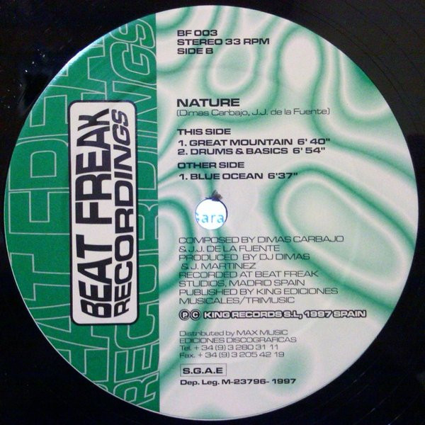 Nature - Blue Ocean | BeatFreak Recordings (BF 003) - 2