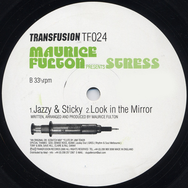 Maurice Fulton Presents Stress - Wet & Sticky | Transfusion (TF024) - 2