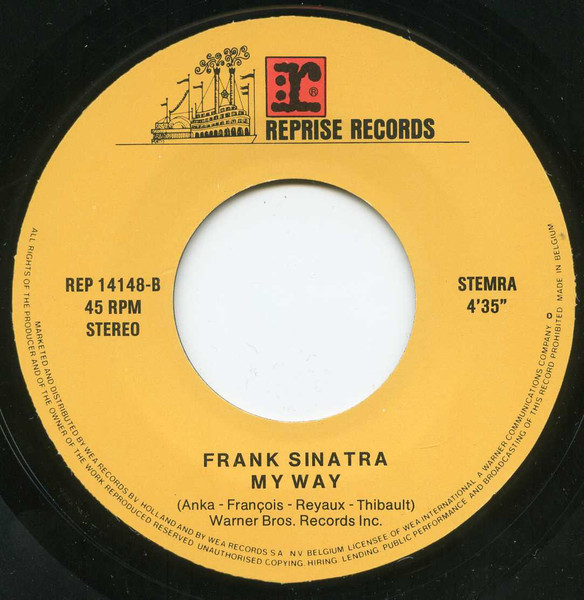 Frank Sinatra - Strangers In The Night / My Way | Reprise Records (REP 14148) - 4